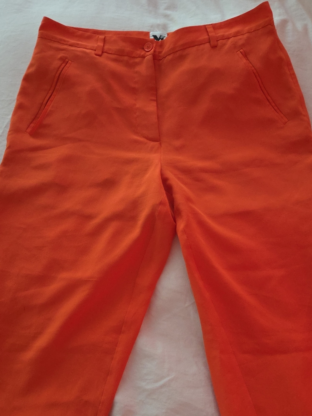 Missoni Bright Orange Lightweight Parachute Style Pants.  Waist 30", Length 39"